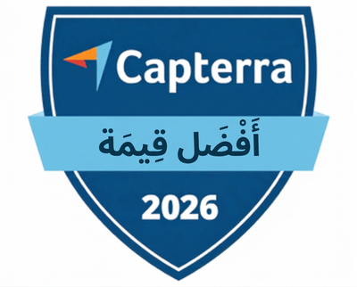 شارة تقييم Capterra