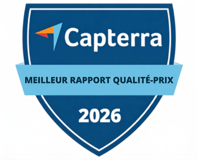 Badge d’évaluation Capterra