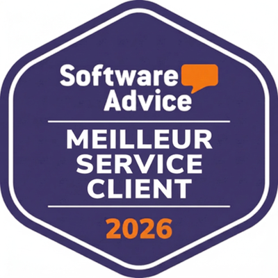 Badge d’évaluation Software Advice