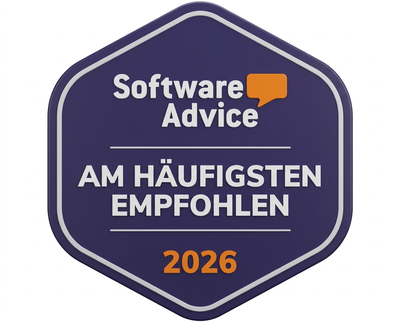 Software Advice-Bewertungsbadge