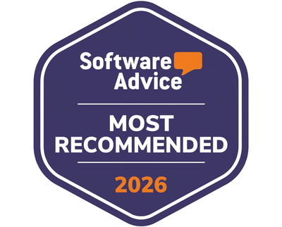 Software Advice rating badge
