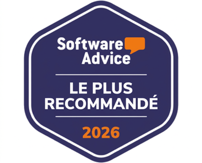 Badge d’évaluation Software Advice