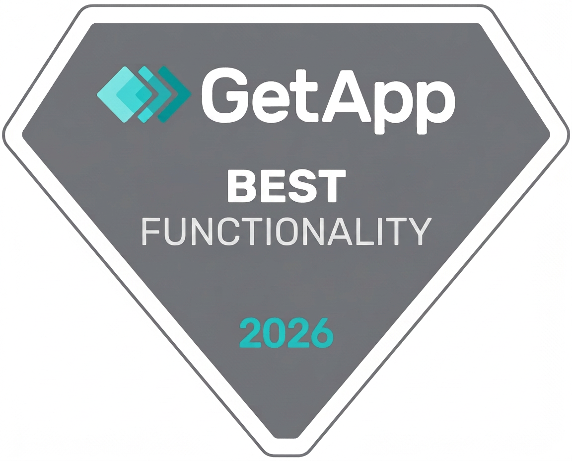 GetApp rating badge