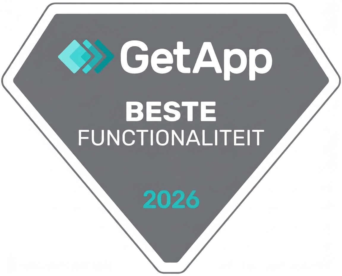 Beoordelingsbadge van GetApp