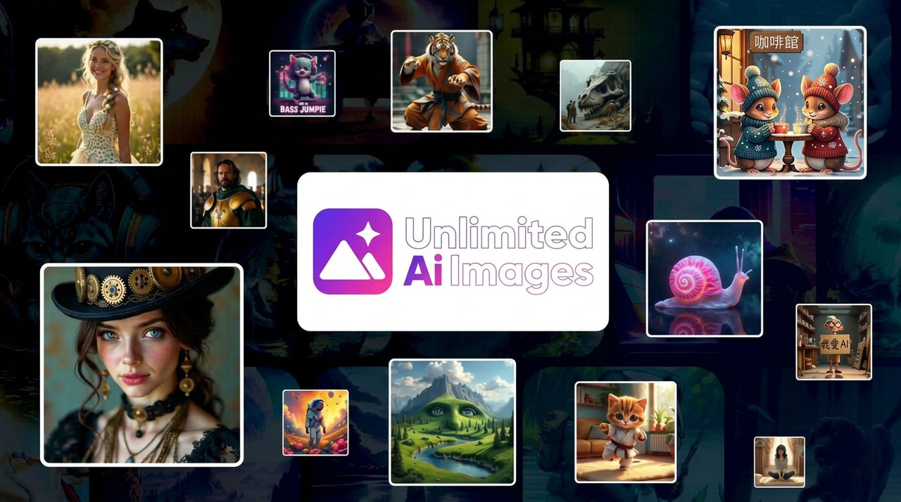 使用 Unlimited Ai Images 生成的圖片與圖像範例