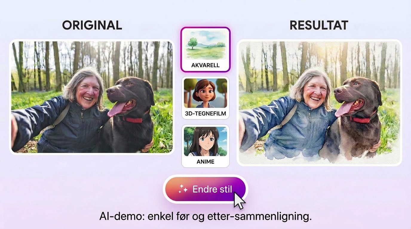 Unlimited AI Images-funksjonsvisning