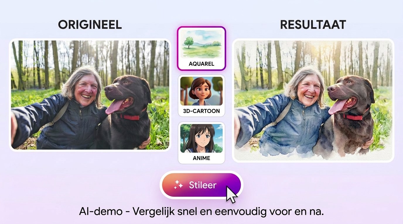 Demonstratie van de functies van Unlimited AI Images