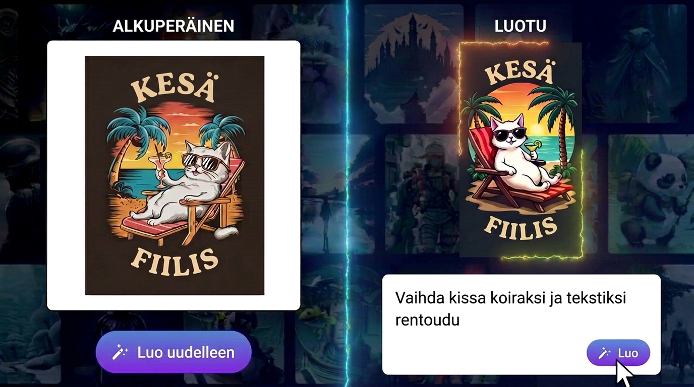 Unlimited AI Images -ominaisuuksien esittely