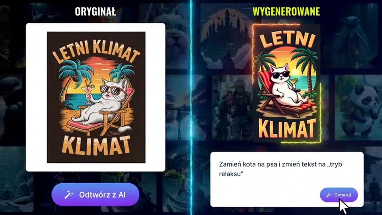 Prezentacja funkcji Unlimited Ai Images