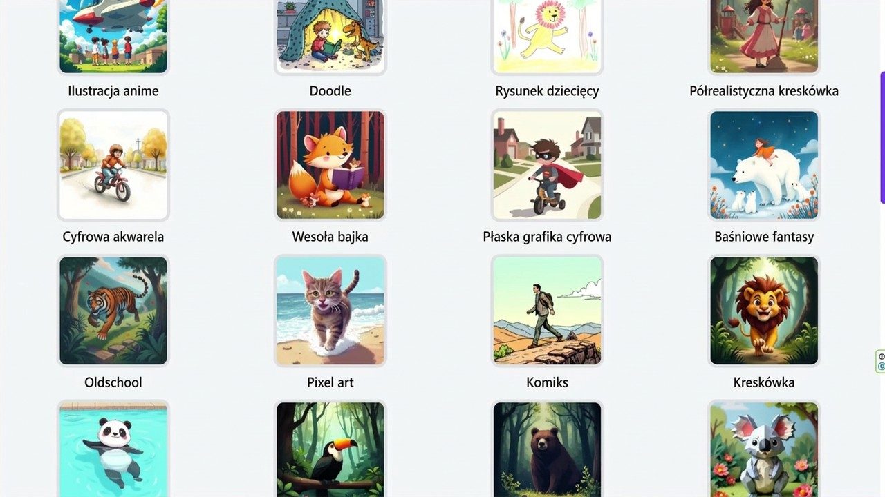 Prezentacja funkcji Unlimited Ai Images
