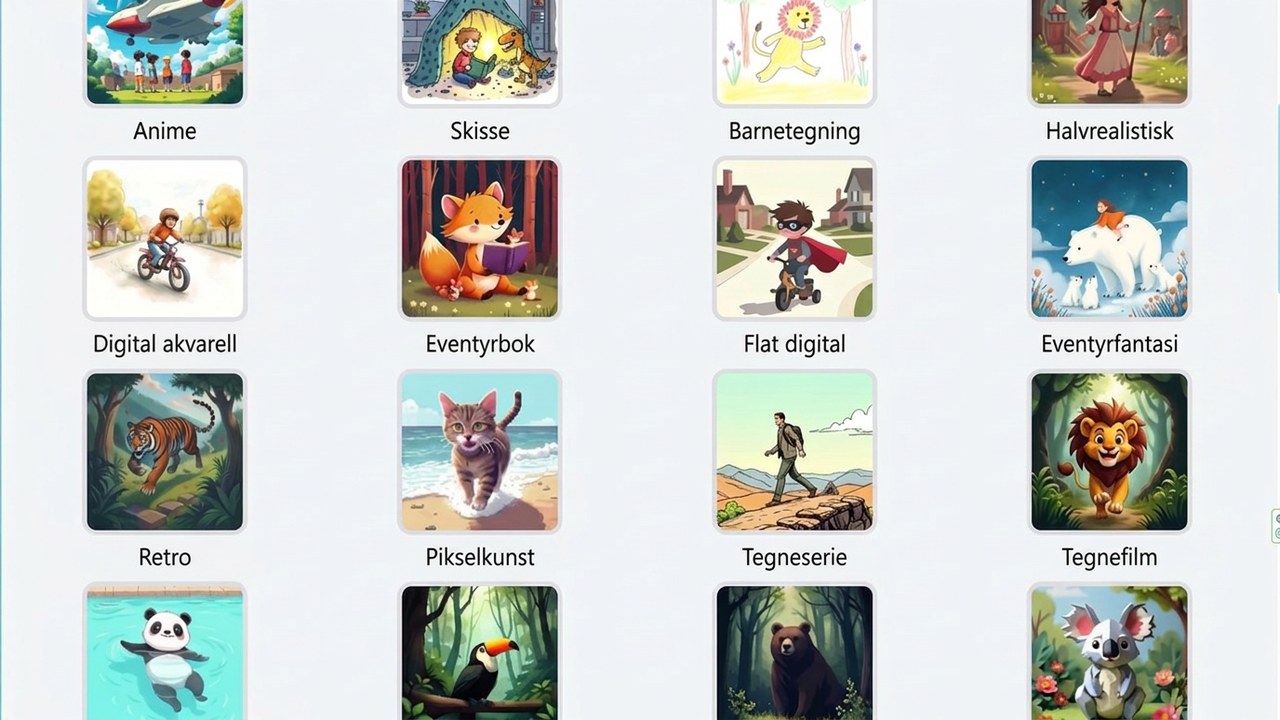 Unlimited AI Images-funksjonsvisning