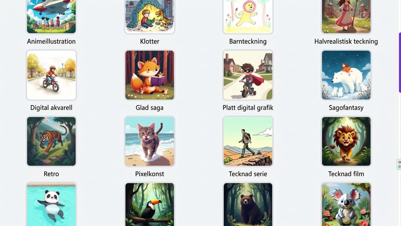 Presentation av funktionerna i Unlimited AI Images